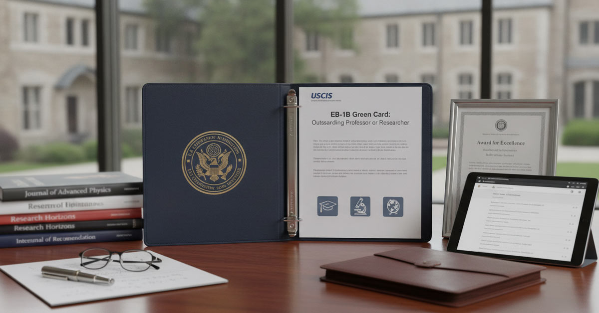 EB-1B Green Card Nasıl Alınır 2026: Üstün Profesör/Araştırmacı, Altıdan İki Kriter ve Kalıcı Pozisyon Testi