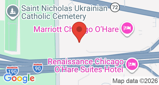 Map showing Yellow Law Group's Chicago, IL office