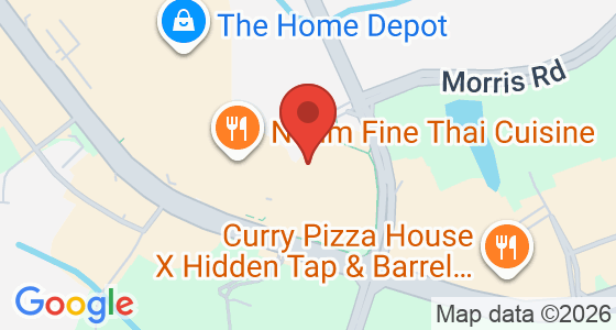 Map showing Yellow Law Group's Alpharetta, GA office